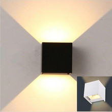 Luminária de parede regulável, 8w/10w, ip65, lâmpada led para áreas externas, para fixação em cima e baixo 2024 - compre barato