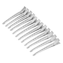 12Pcs Stainless Steel Duckbill Mouth Clips Professional Hairdressing Beak Hair Sectioning Crocodile Hairpins Salon Dying 8.5cm 2024 - buy cheap