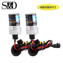 2pcs H8 H9 H11 Xenon HID Bulbs Fog Lights Auto Headlight Xenon Lamp Car Light Source 35W 55W 12V White Yellow 3000K 6000K D020 2024 - buy cheap