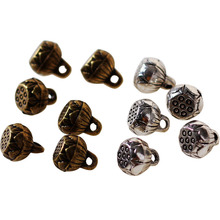 30 PCS 8mm Metal Zinc Alloy Antique Bronze Antique Silver Color Seedpod Of The Lotus Charms DIY Jewelry Accessories 2024 - buy cheap