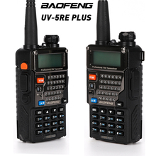 Baofeng-rádio de comunicação dois sentidos, walkie talkie de 136-174mhz e 400-520hz (rx), 2 peças 2024 - compre barato