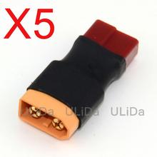5pcs RC XT60 Male To Deans T Connector Female Adapter Car Plane Heli Lipo Battery 2024 - buy cheap