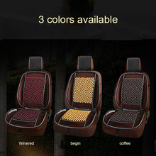 Car Seat Cover Cushion Auto Vehicle Wooden Bead Cool Summer Durable Accessories Car Styling 2024 - buy cheap