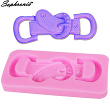 Sophronia M231 3D Belt Silicone Mold Buckle Border Trim Sugarcraft Christmas Cake Decorating Tools Candy Chocolate Gumpaste 2024 - buy cheap