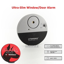 New SE-0106 Ulrta-Slim Door Window Magnetic Sensor Alarm With Warning Sticker For Home House Apartment Store Office Security 2024 - купить недорого