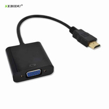 Kebidu Full HD 1080P адаптер Micro Mini Мужской адаптер для VGA Женский встроенный конвертер чипсетов для Xbox PS3 2024 - купить недорого