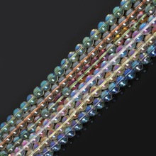 Fashion 38cm 5 Different Colors Crystas Bead Glass Beads Crystal Quartz Beads Available for European Jewelry Bracelet Bangle DIY 2024 - buy cheap