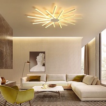 Luminária de teto em acrílico led, criativa, nórdica, simples, moderna, para quarto, sala de estar, quente 2024 - compre barato