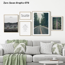 07G Modern Home Decor Forest Road Landscape A4 A3 Canvas Painting Posters And Prints Living Room Wall Art Pictures Home Murals 2024 - buy cheap