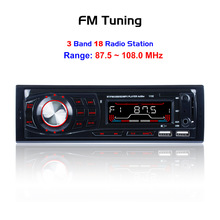 Auto Radio estéreo reproductor Digital Bluetooth manos libres de coche MP3 reproductor FM Radio Estéreo de música Audio/USB/ SD en el tablero 2024 - compra barato