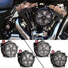 Cnc-kit de limpeza para entrada de ar domino, para harley sportster xl883, 1200, filtros de ar e sportster 883, 2006 a 2018 2024 - compre barato