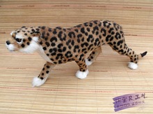 Brinquedo de leopardo simulaiton, brinquedo grande criativo de resina e pele em forma de leopardo para presente de cerca de 55x10x19cm 2558 2024 - compre barato