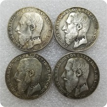 1887,1891,1894,1896 moedas do estado livre do congo-medalha de moedas comemorativas-réplica de moedas colecionáveis 2024 - compre barato