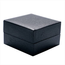 Роскошная Подарочная коробка, держатель для подушки, витрина, черный кожаный узор, высокое качество, коробка для часов, пенопластовый блокнот-органайзер, ювелирный чехол для часов 2024 - купить недорого
