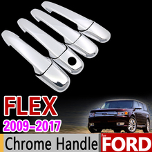 Luxuriou Chrome Handle Cover Trim Set for Ford FLEX 2009 2010 2011 2012 2013 2014 2015 2016 2017 Accessories Sticker Car Styling 2024 - buy cheap