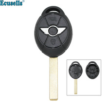 3 Buttons remote key shell case fob for BMW mini cooper 2005 2006 2007 uncut 2024 - buy cheap