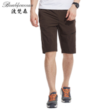 Men Summer Quick Dry Breathable Elastic waist Shorts Outdoor Sports Hiking Trekking Running Camping Male half length trousers 2024 - buy cheap