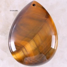 Free Shipping Natural Stone Water Drop Gold Tiger's Eye Pendant 1Pcs K200 2024 - buy cheap