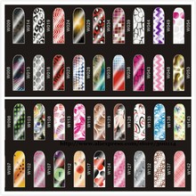 Estilos de Mix de moda Nail Sticker Wraps unhas Foil prego remendo arte produto 500pks / 2024 - compre barato