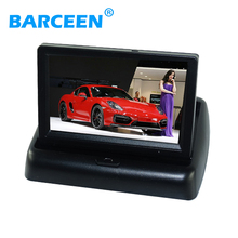 High quality 4.3" hd Car monitor  car reversing display 800*480 for all kinds of cars new product promotion free shipping 2024 - buy cheap