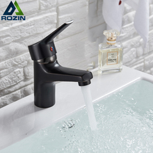 mini Stylish Bathroom Basin Faucet Brass Elegant Vessel Sink Water Tap Mixer Black Bronze Hot Cold Water Tap 2024 - buy cheap