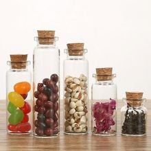 100pcs/lot 22*60mm 14ml Clear Glass Bottles Vials Jars Spice Bottles Jars with Cork Stopper DIY Wedding Home Decor Storage Jars 2024 - buy cheap