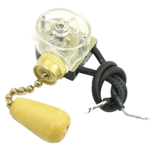 Lighting Ceiling Fan Light Switch w Pull Chain 3A 250VAC 6A 125VAC Dropshipping 2024 - buy cheap