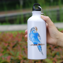 Colorful Birds Beautiful Designed Print Cycling Bottle with Carabiner 600ml Aluminium Sport Water Bottle Fantastic Birds Print 2024 - buy cheap