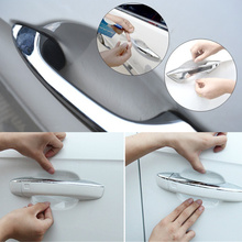 4Pcs Car door Handle Protection Film Car sticker for Mercedes Benz A180 A200 A260 W203 W210 W211 AMG W204 C E S CLS CLK CLA SLK 2024 - buy cheap