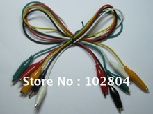 27mm Alligator Clip Test Lead 50cm  Long 5 Colors S Red & Black & Yellow & Green & White 50 Set 2024 - buy cheap