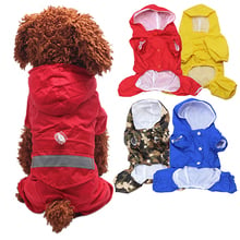 Waterproof Hoody Dog Apparel Acrylon Raincoat Jacket Pet Cat Puppy Costume 2024 - buy cheap