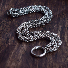 SanLan 1pcs Norse viking high quality men  8mm wide stainess steel chain 50cm/60cm 2024 - buy cheap