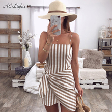 New Summer Bandage Dress Dresses  Women Vestidos 2022 Striped Strapless Open Back Dress Sexy Party Club Bodycon Dress 2024 - buy cheap