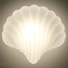 Sea Shell Glass Wall Lamp White Shell Wall Decor Wall Lights Living Room Bedroom Bedside Lamp Modern Home Deco Bathroom Lights 2024 - buy cheap