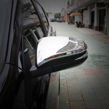 Для Toyota RAV4 RAV 4 2014 2015 2016 2017 2018 ABS хромированный накладка на зеркало заднего вида автомобиля Наклейка Автомобильные аксессуары Стайлинг 2 шт 2024 - купить недорого