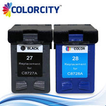 COLORCITY Refilled Ink Cartridge replacement for HP 27 28 for HP Deskjet 450 450CI 3420 3520 3550 3650 3740 3845 5550 printer 2024 - buy cheap