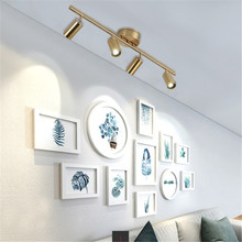 Luz de teto ajustável para sala de estar, lâmpadas de teto modernas com luz led nórdica, gu10, restaurante, pano, loja, iluminação 2024 - compre barato