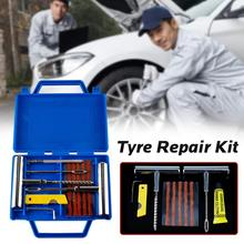11pcs/Packed Car Emergency Heavy Duty Tubeless Tire Puncture Repair Kit Plug Set Tyre Repair Kit for Auto Van Motorcycle Bike 2024 - buy cheap