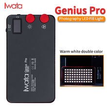 Iwata Genius Pro Selfie Ligt 24W LED Light for photo 2600K-6000K Buit-in LED Battery photo lamp Video camera Photography 2024 - buy cheap