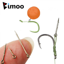 Bimoo 20pcs 7mm 10mm 15mm High Carbon-Steel Boilie Pins Carp Fishing Angling Hair Ronnie Rigs Tackle Accessories Size S M L 2024 - buy cheap