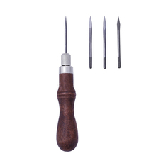 4 in 1 Leathercraft Sewing Needle DIY Leather Stitching Awl for Leather Sewing Scratch Awl Tools 2024 - buy cheap