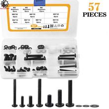 57Pcs TV Mount Screws M4 M5 M6 Screws with Washers  TV mounting Bolts Length Bolts for TV Wall Mount Bracket TV Screws Spacer 2024 - buy cheap