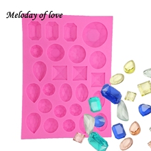 Gem Silicone Molds Fondant Cake Chocolate Mold Cupcake Jelly Candy Chocolate Decoration Baking Tools 1281 2024 - buy cheap