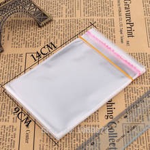 200pcs/lot 14x9cm mini small palstic bags clear self adhesive seal OPP poly packing bags gift jewelry bags 2024 - buy cheap