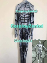 "Fantasia zentai de prata para cosplay, 2024 - compre barato
