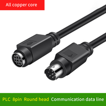 Pure Copper PLC MD 8pin Connect Cable Male to Female Male to Male Data Cable 8-pin Round Head Communication Line 2024 - buy cheap