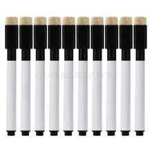 10 Pcs Magnetic Whiteboard Pen Erasable Marker Office School Stationery Supplies Drop Shipping 2024 - buy cheap