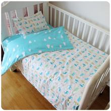 New Chegou Hot Ins 3pcs Fundamento do bebê berço cama conjunto inclui fronha + lençol + edredon sem enchimento 2024 - compre barato