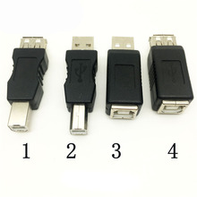 10 шт./лот USB 2,0 Тип A Женский к type B Мужской USB принтер сканер адаптер синхронизация данных Муфта конвертер разъем USB 2,0 папа 2024 - купить недорого