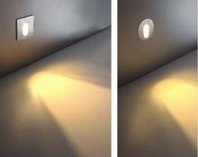 10 pçs/lote 3 W LEVOU Parede de Luz CONDUZIU a lâmpada Da Escada LEVOU Lâmpada de Parede LEVOU corredor luz 300lm AC85-265V CE RoHS frete Grátis